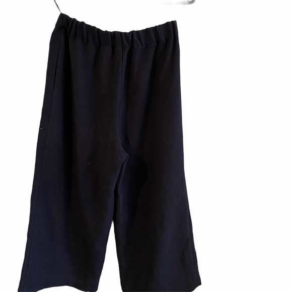 Deer and flyer Navy wool wide leg pull on pant - Picture 4 of 4